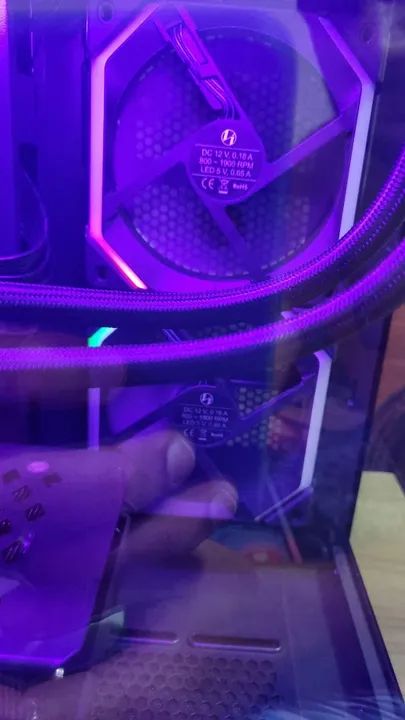 Kit fan sem regb, Redragon Sl120 com controladora s - Foto 6