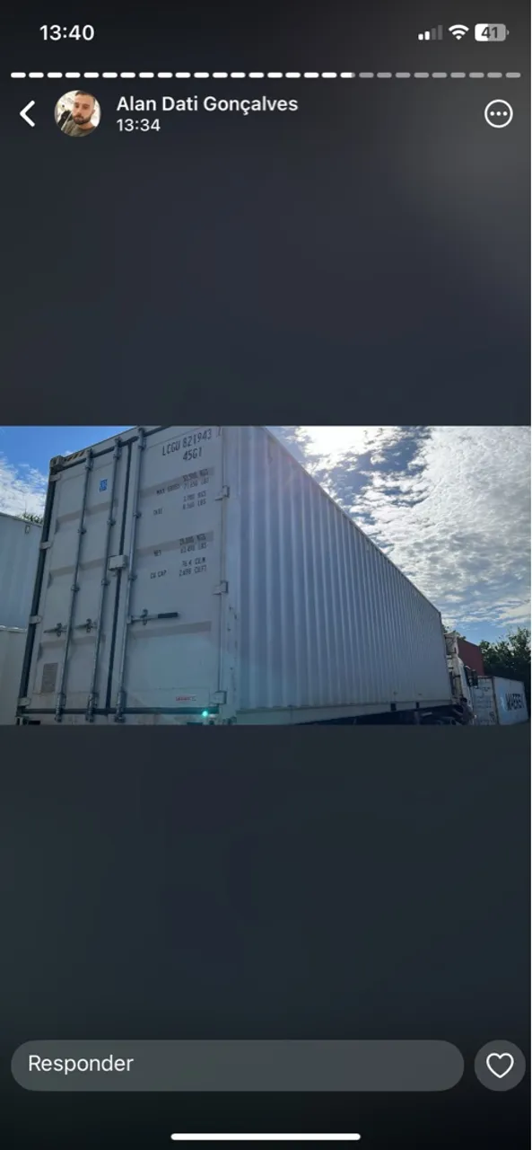Container Marítimo HC-40 pés - Ideal para projetos criativos