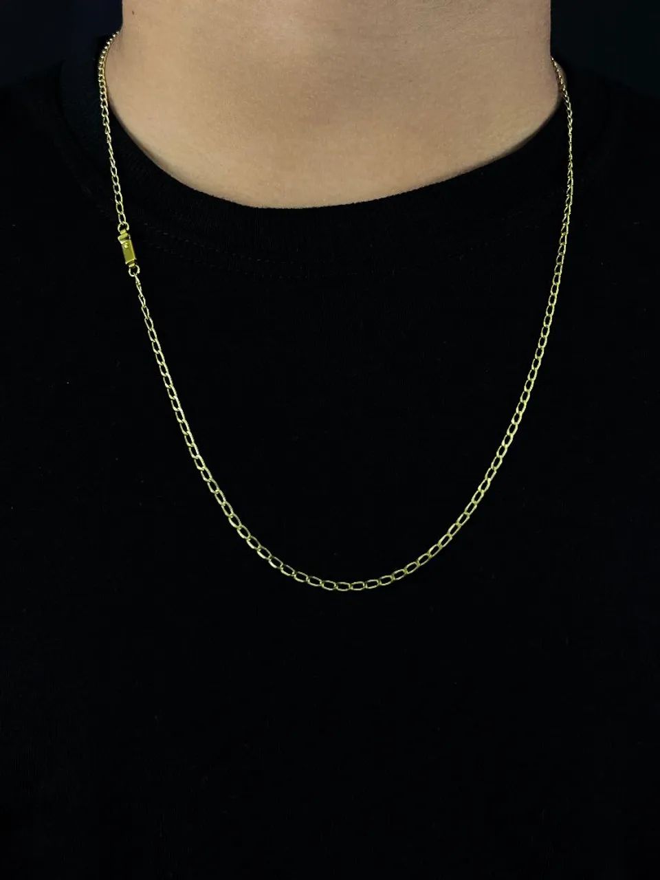 Corrente de Moeda Antiga Estilo Figaro - Elegância Clássica - Foto 2