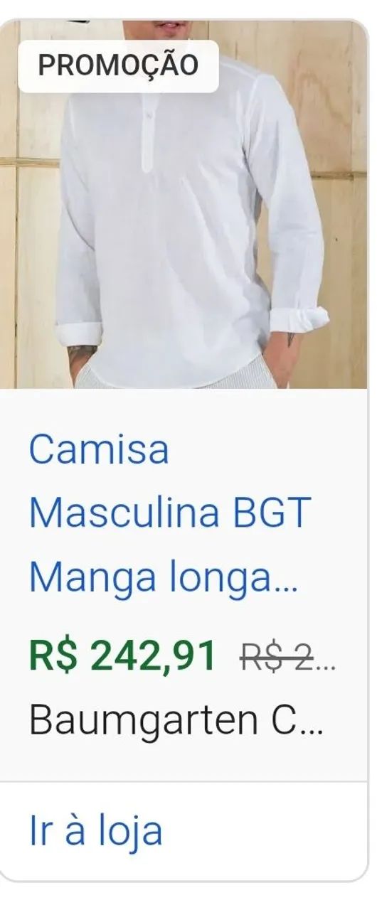 Camisa Baumgarten XG original  - Foto 5