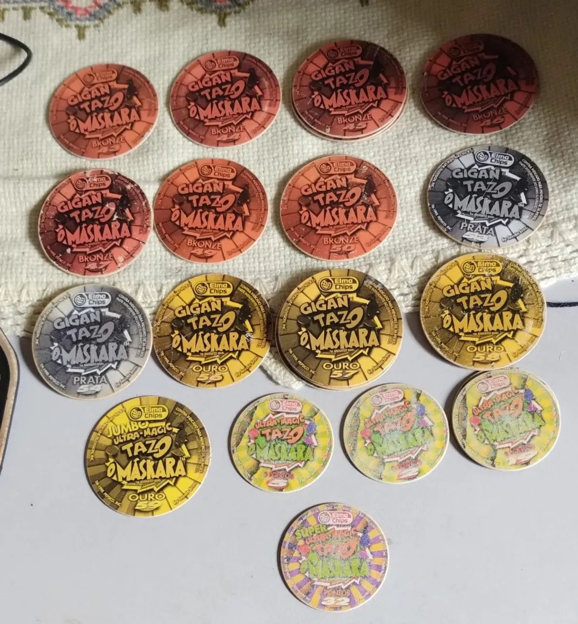 Tazos do Máscara - Anos 90 - Foto 2