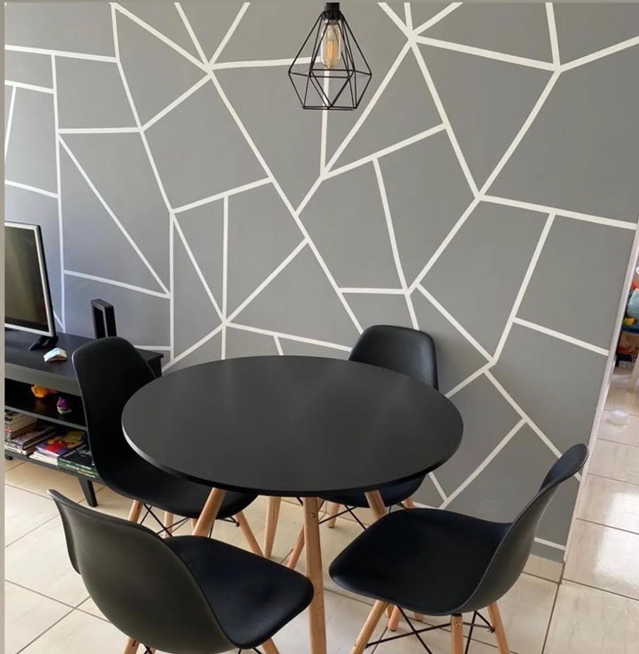 Conjunto Mesa 4 cadeiras produto novo - Foto 4