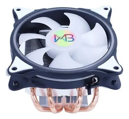 Cooler Wovibo 4, RGB, 130W TDP, 120mm, AMD/Intel/X99, Preto, 12x 12,27 - Foto 2