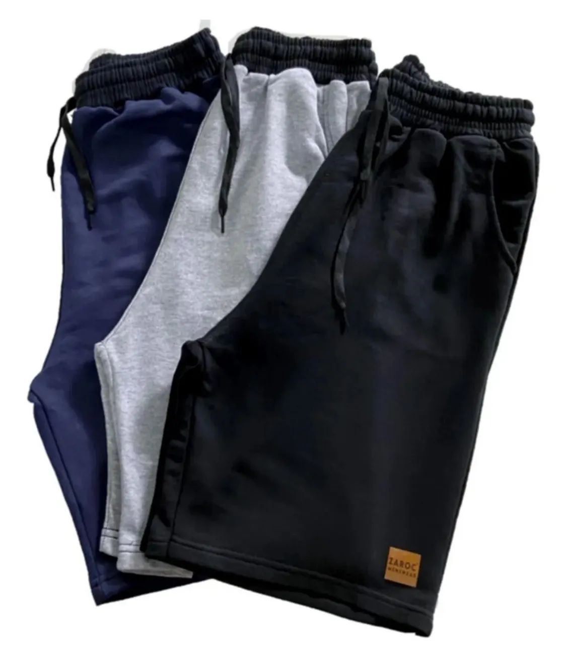 QUEIMÃO Kit 3 Bermudas moletom Zarok tamanho M