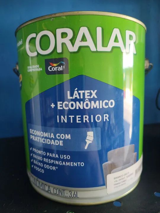 Tinta coral acrílica Coralar econômica 3,6l - Foto 4