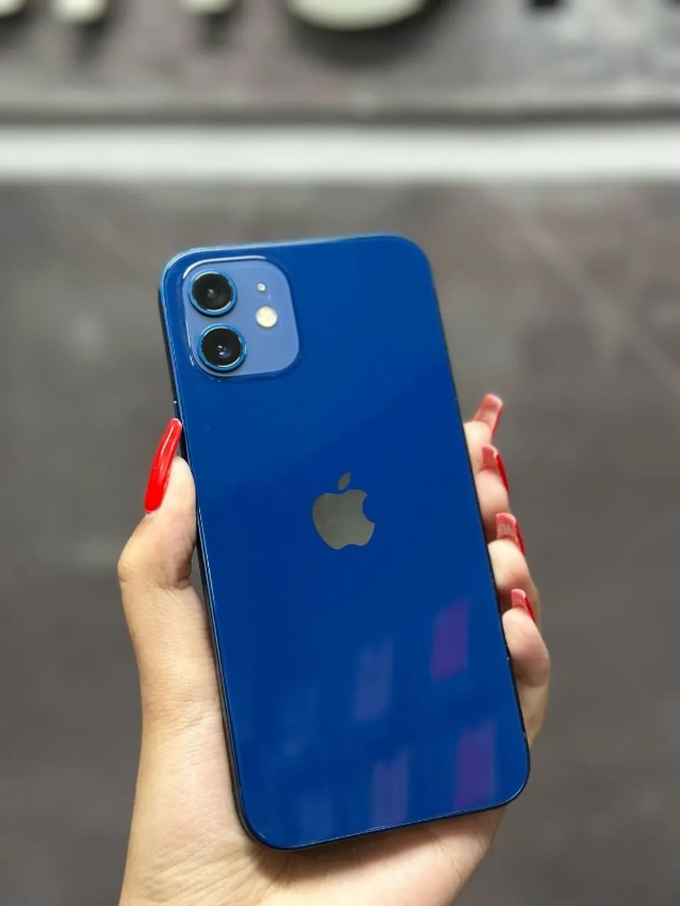 iPhone 12   64GB  Azul  88% saúde da bateria SEMI NOVO COM GARANTIA LOJA FISICA  - Foto 4