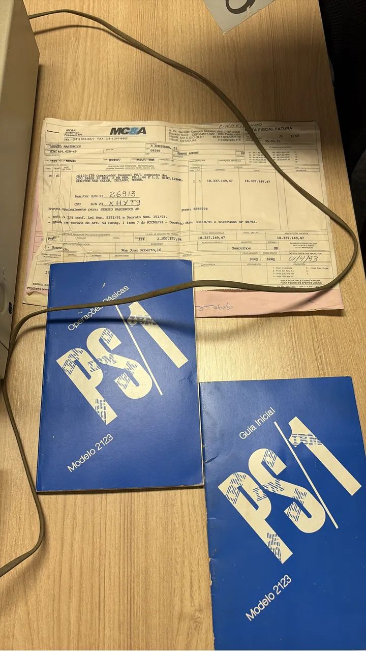 Computador IBM 1993 386 - Funcionando64319033068291124