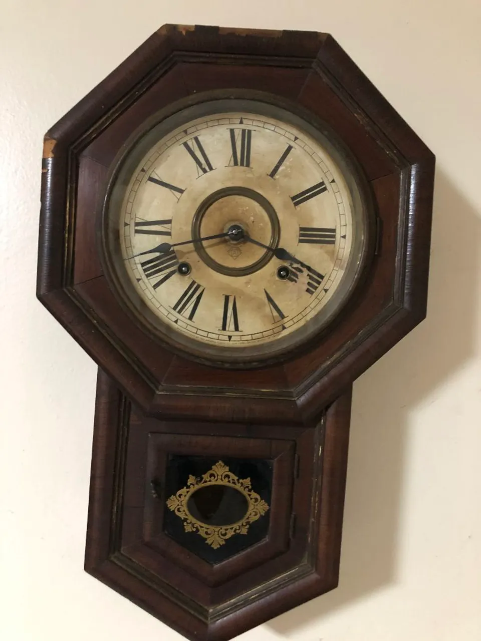 Relógio de parede ansonia clock