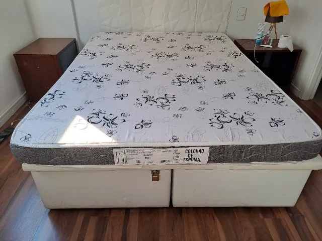 Colchão novo casal espuma