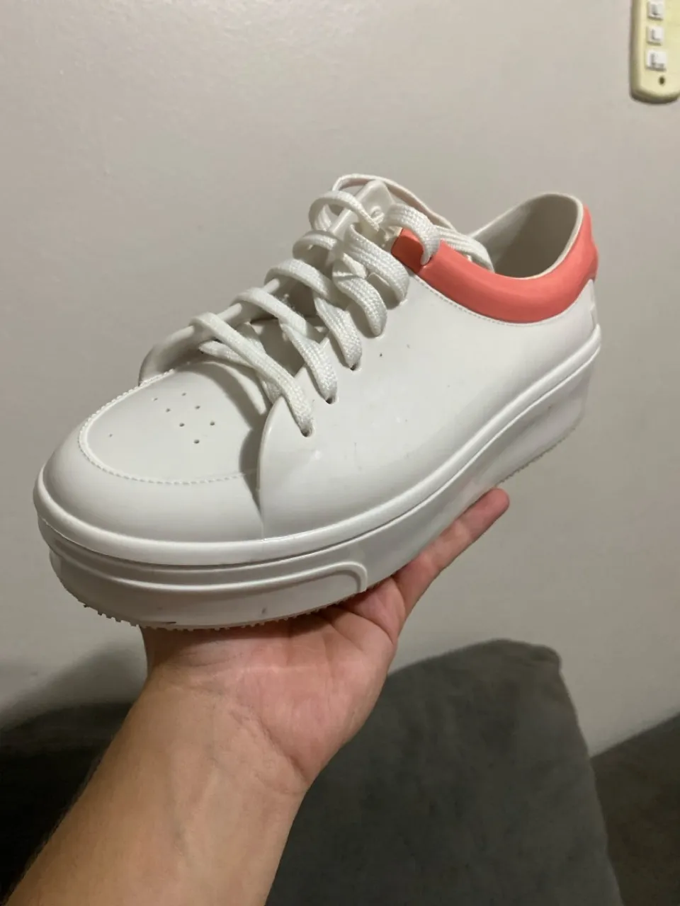 Tênis MELISSA MELLOW branco e rosa
