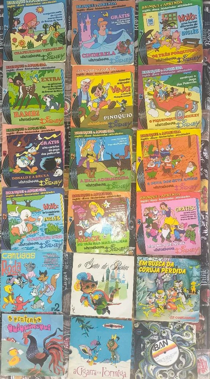 Lote con 18discos de Vinil: Histórias Disney e Outros - Foto 3