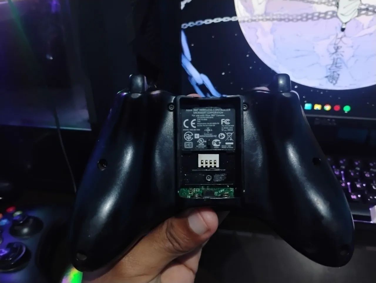 Controle Xbox 360 Wireless Preto