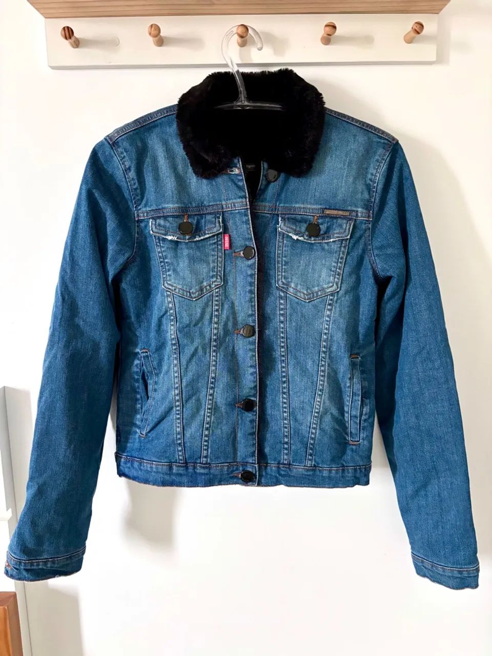 Jaqueta Jeans Térmica Forrada Feminina 