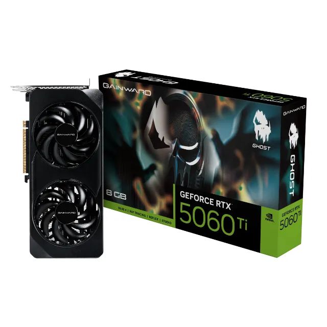 Placa de Vídeo RTX 5060 Ti 8gb Gainward Ghost OC - Pronta entrega com Nota Fiscal