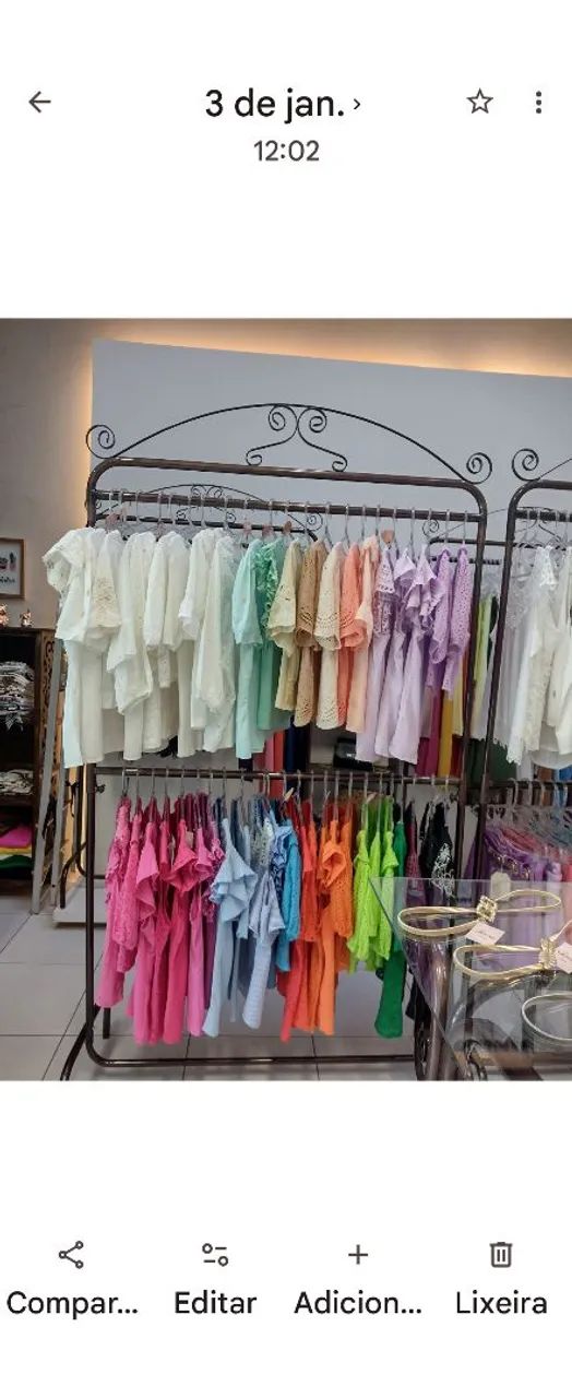 Araras vintage 1,20 com repartição 