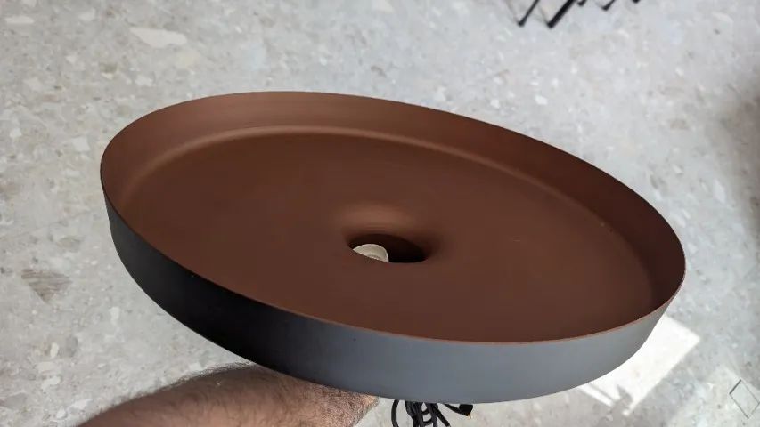 Pendente Mexicano Redondo - Due Luci 860 - usado em bom estado - Foto 3