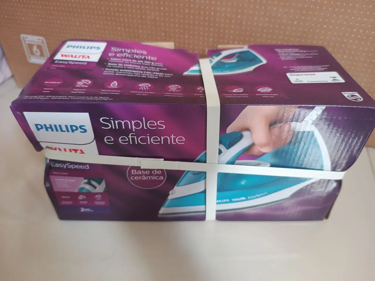 Ferro de Passar Philips Walita EasySpeed - Cerâmica