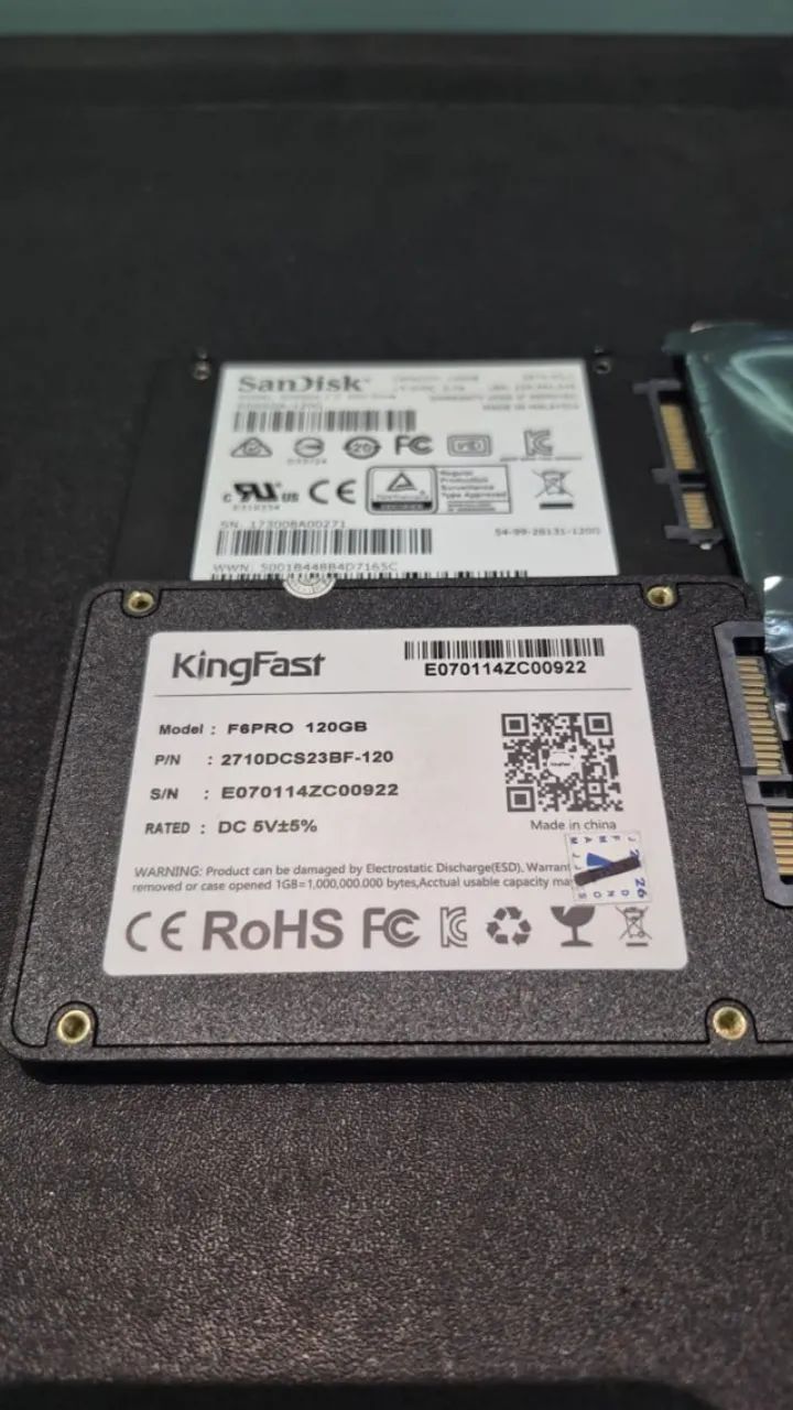 SSD Kingfast 120GB e outros... - Foto 3