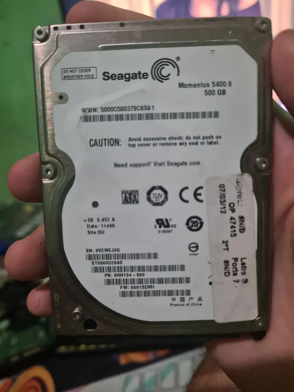 notebook HD de 500 GB64960496368643120