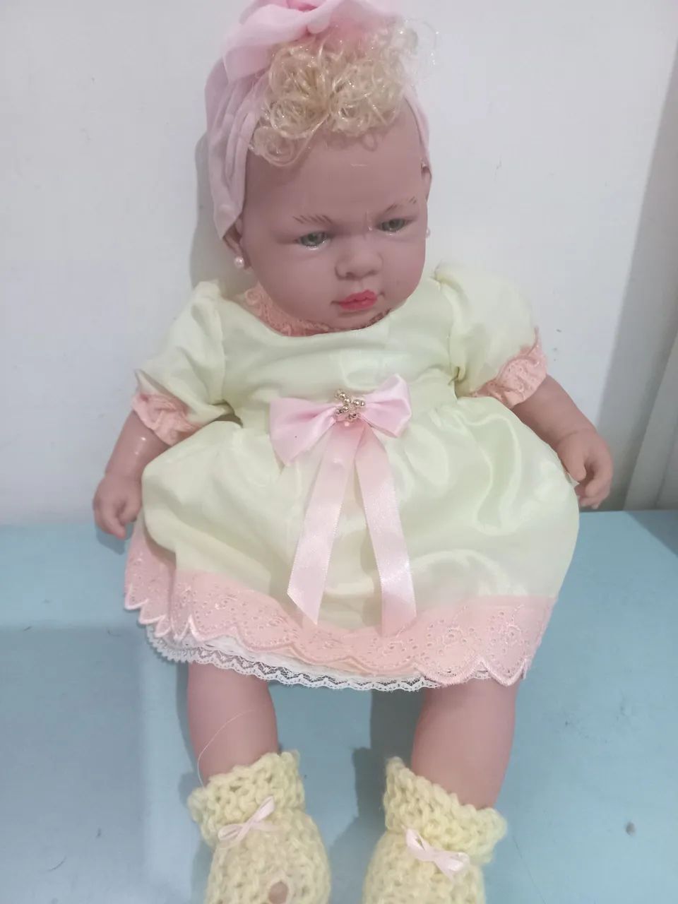 Linda Boneca Bebê 48 cm  - Foto 4