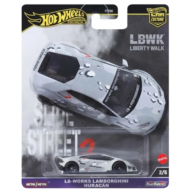 Hot Wheels Premium LB-Works Lamborghini Huracán - Car Culture slide street 2