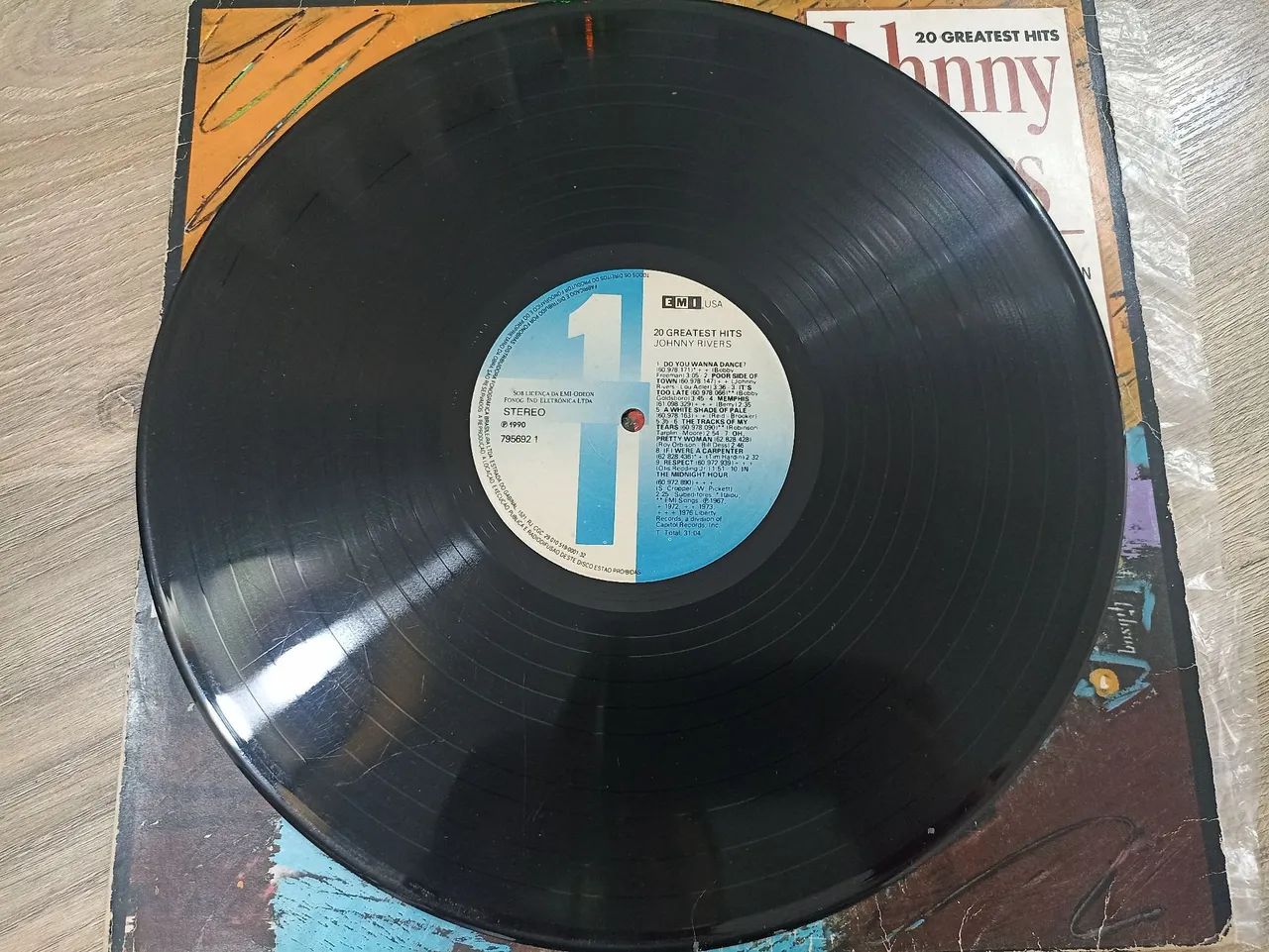 LP vinil Jhonny Rivers - 20 Greatest Hits (1990) - Foto 3