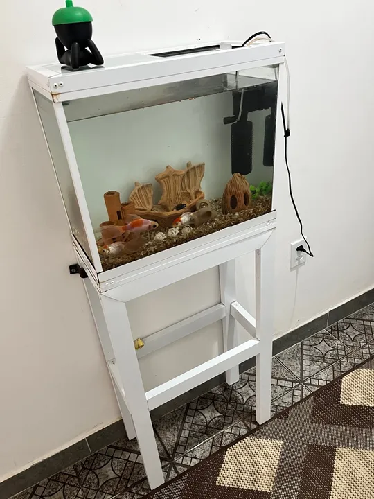 Aquário completo 45L com suporte!