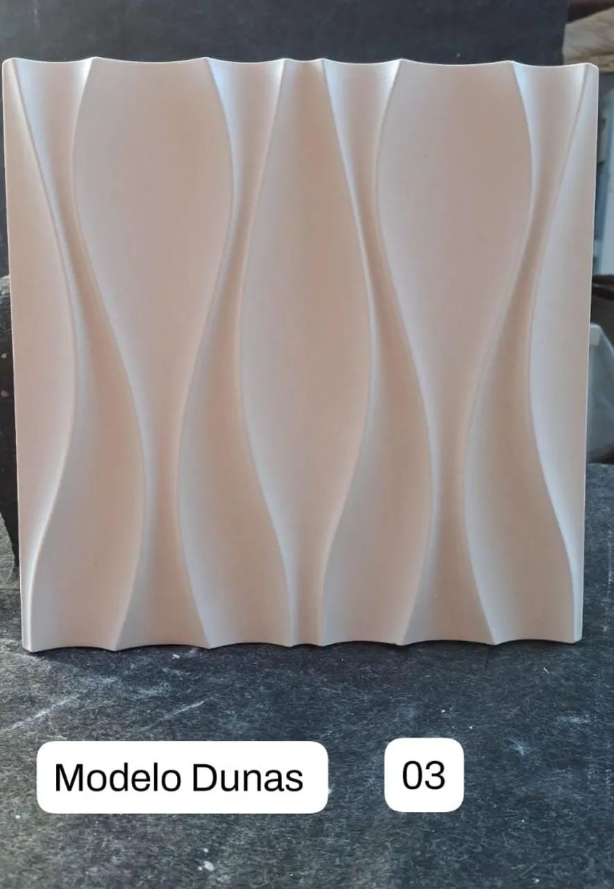 Placas de gesso 3D e instalação  - Foto 4