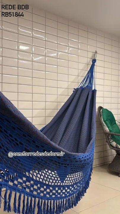 Rede de Dormir Espaçosa E Resistente- Tranquilidade e Conforto - Entrega Grátis  - Foto 5