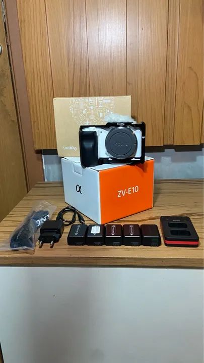 Kit filmmaker Sony Zve10 + Lente do Kit
