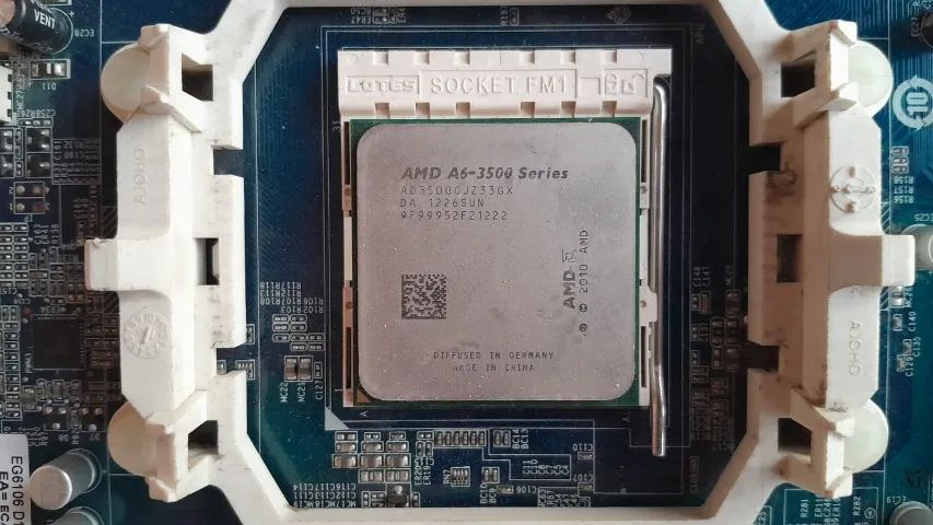 Kit Placa Mãe Amd Fm1+A6-3500 2.10Ghz+4Gb Memória Ddr3 - Foto 3