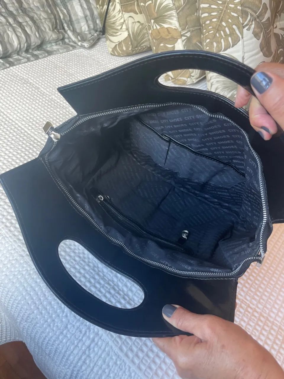 Bolsa em couro legítimo retrô  - Foto 2