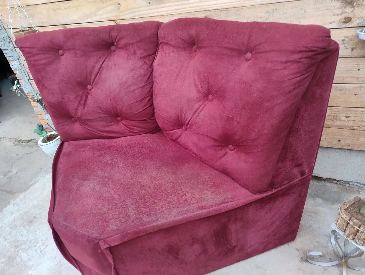 Sofá de Canto  Vermelho - Foto 2