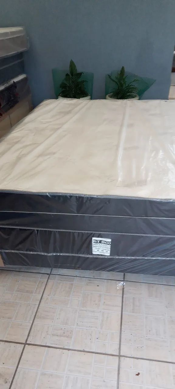 Conjunto de cama Box peça novas 188 x 138 casal  - Foto 2