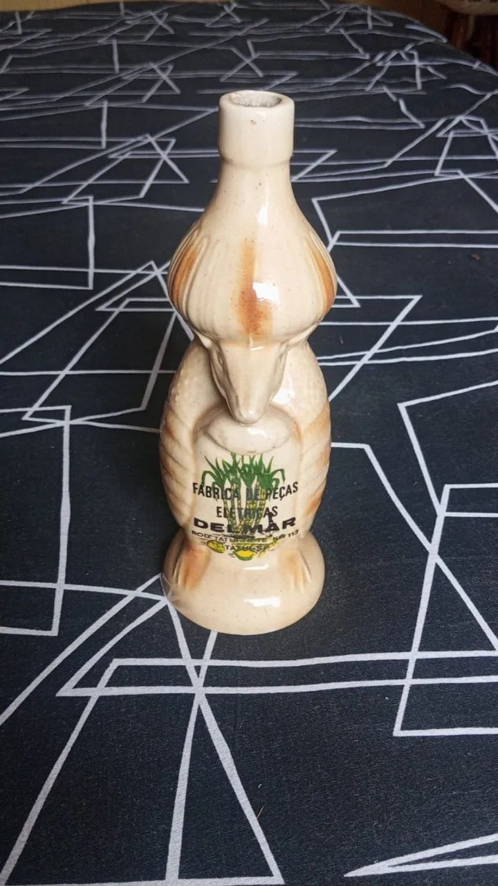 Garrafa Em Porcelana Em Forma De Tatu #av - Foto 3