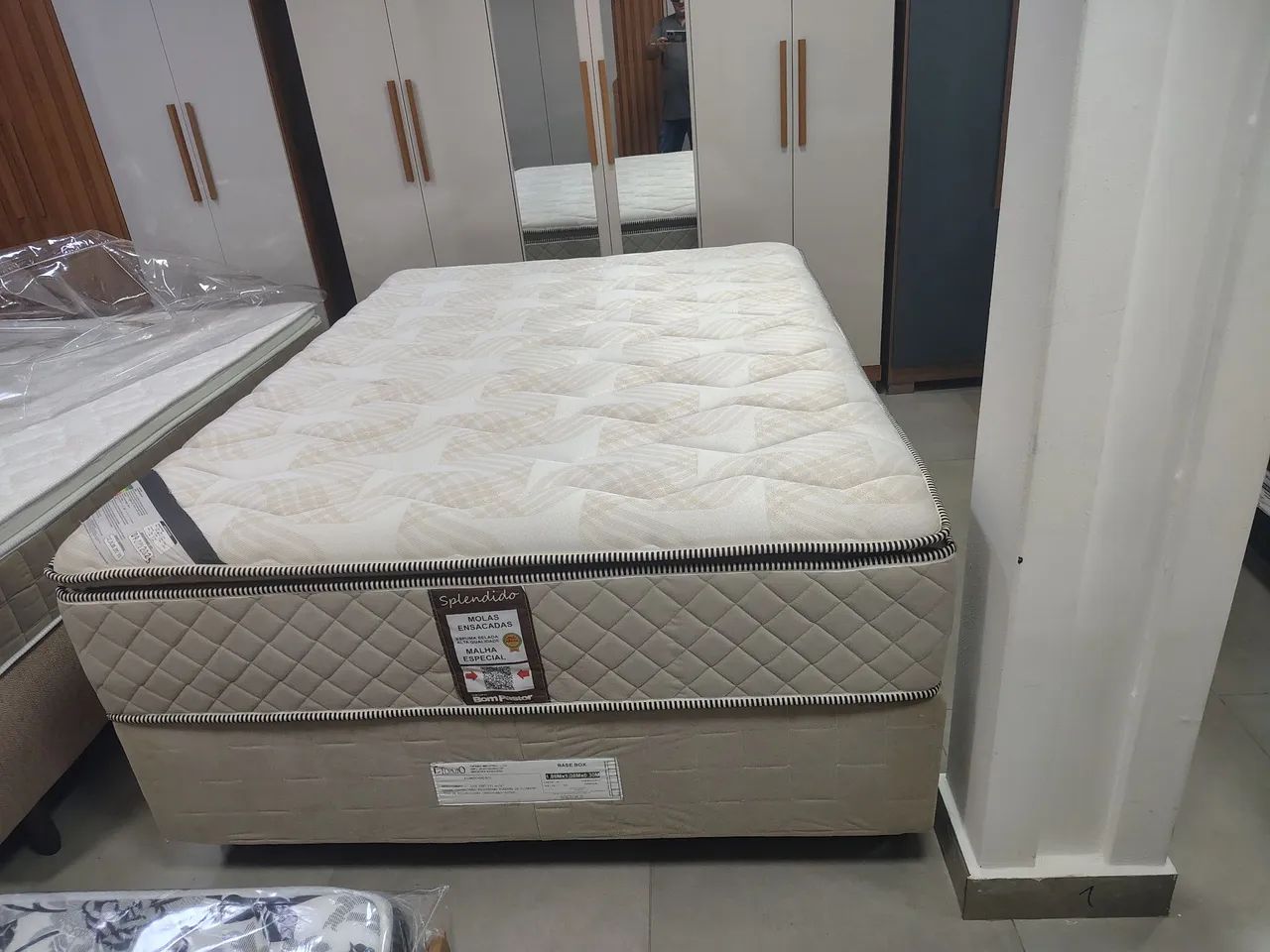 Cama box casal bom pastor 138 x 75cm - Foto 3