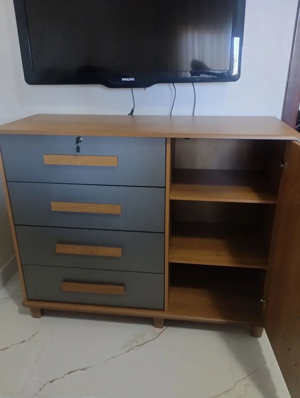 CÔMODA (NOVO) MONTAGEM GRÁTIS  - Foto 5