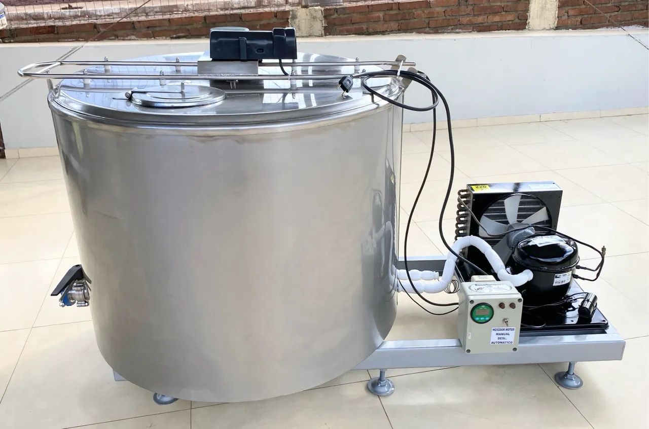 Tanque Inox Revisado Pronto pra uso 300 Litros Refrigeração  Leite 220v - Foto 6