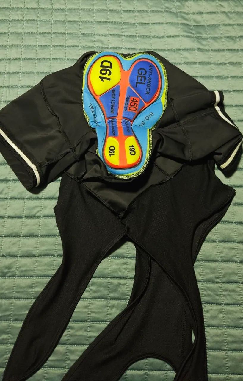 Bretelle de Ciclismo Preto (3XL) - Foto 2