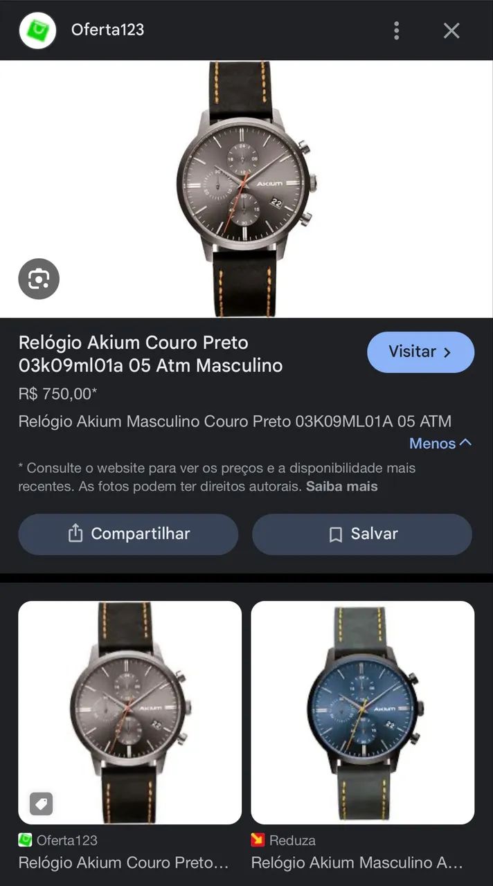 Relógio Akium Semi novo  - Foto 3