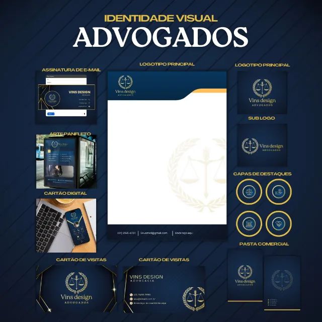 Identidade visual completa profissional para sua empresa - QUALQUER SEGUIMENTO - Foto 4