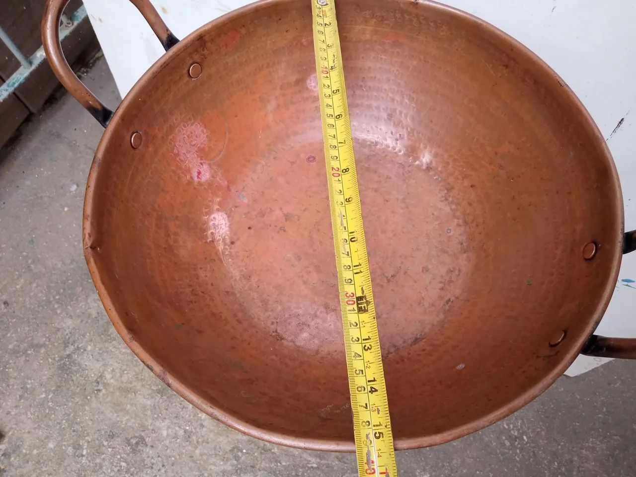 Tacho antigo cobre  - Foto 2