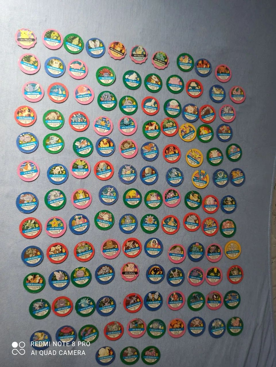 Tazos pokémon da Nintendo 