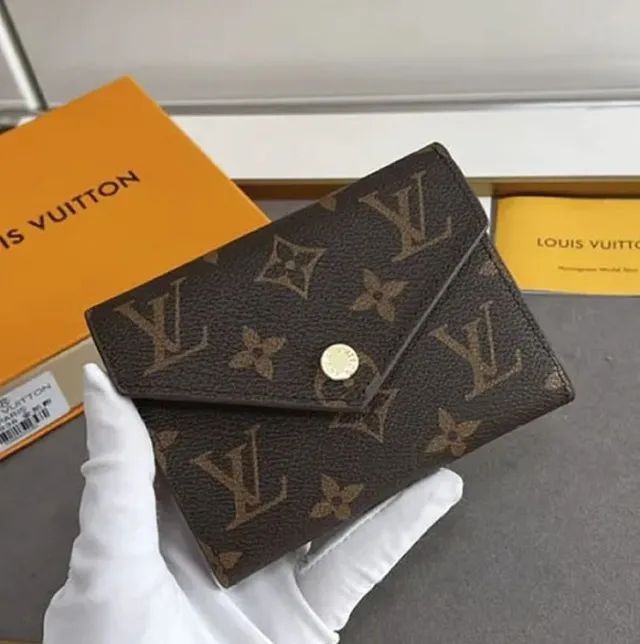 Carteira Louis Vuitton Victorine fuscia ouro - Foto 3