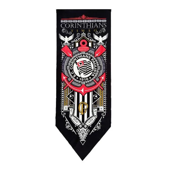 Bandeira estandarte Flâmula grande Corinthians