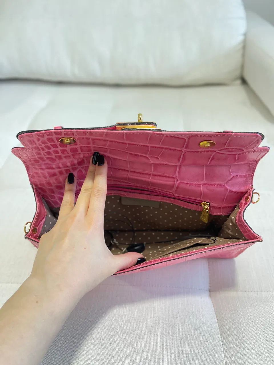 Bolsa Smartbag Couro ORIGINAL Usada  - Foto 2