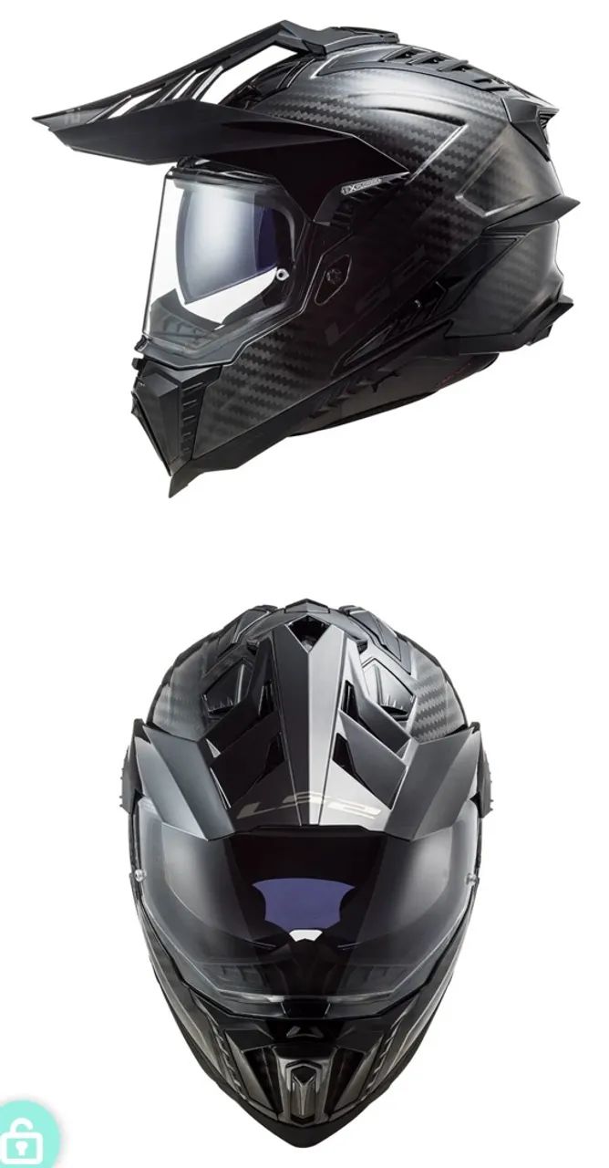CAPACETE LS2 EXPLORER CARBON - Foto 3