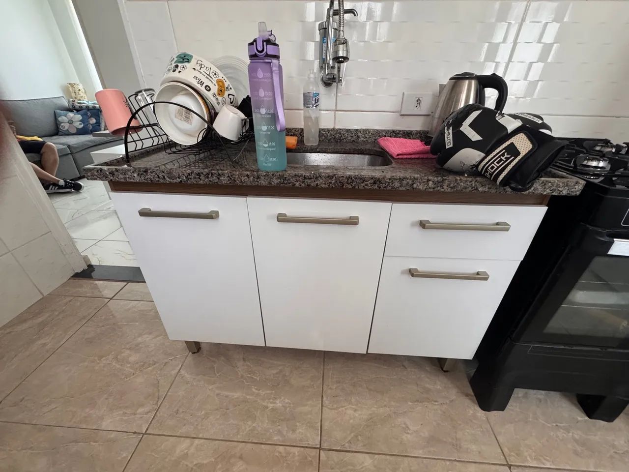 Armário de Cozinha Branco - Novo - Foto 2