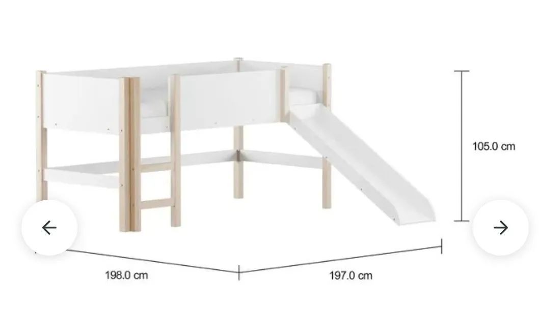 Cama com escorregadeira tok stok