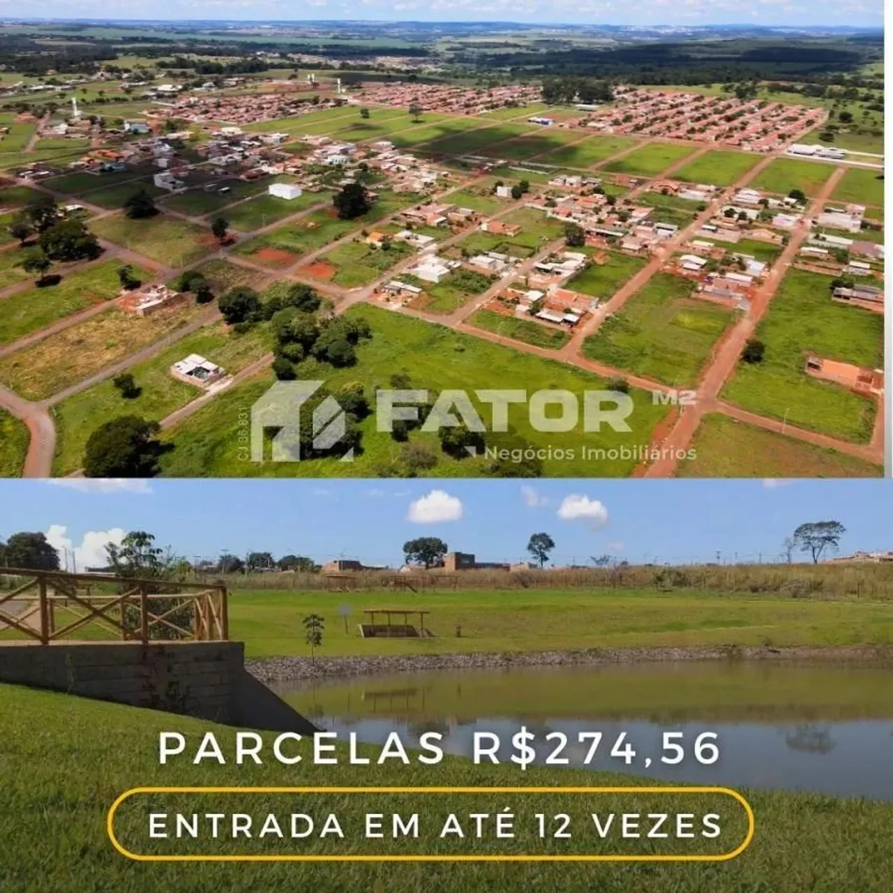Lotes à Venda em Goianira Parc. a partir de R$ 292